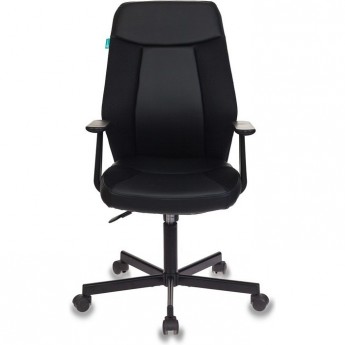 Кресло БЮРОКРАТ CH-606 черное, текстиль/экокожа Кресло БЮРОКРАТ CH-606 черное, текстиль/экокожа