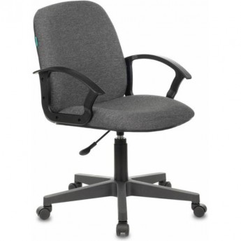 Кресло БЮРОКРАТ CH-808-LOW серый 3C1 низкая спинка, крестовина пластик Кресло БЮРОКРАТ CH-808-LOW серый 3C1 низкая спинка, крестовина пластик