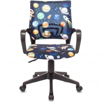 Кресло детское БЮРОКРАТ BUROKIDS 1 черное/космонавт Кресло детское БЮРОКРАТ BUROKIDS 1 черное/космонавт