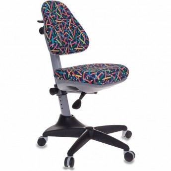 Кресло детское БЮРОКРАТ KD-2 синее/карандаши Кресло детское БЮРОКРАТ KD-2 синее/карандаши