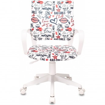 Кресло детское БЮРОКРАТ KD-W4 мультиколор/красные губы Кресло детское БЮРОКРАТ KD-W4 мультиколор/красные губы