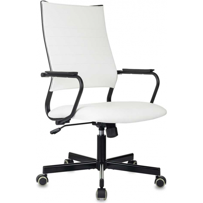 Кресло руководителя БЮРОКРАТ CH BALANCE белый экокожа CH BALANCE W-PU