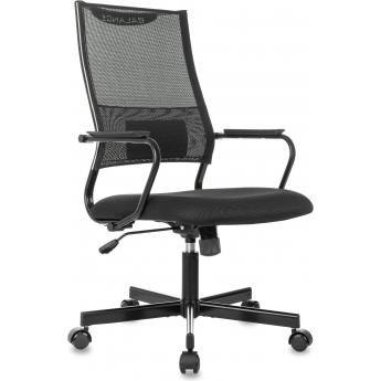 Кресло руководителя БЮРОКРАТ CH BALANCE сетка/ткань черный