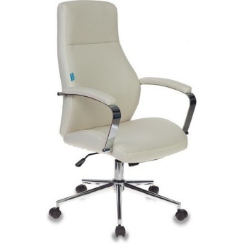 Кресло руководителя БЮРОКРАТ T-703SL молочное, экокожа Кресло руководителя БЮРОКРАТ T-703SL молочное, экокожа