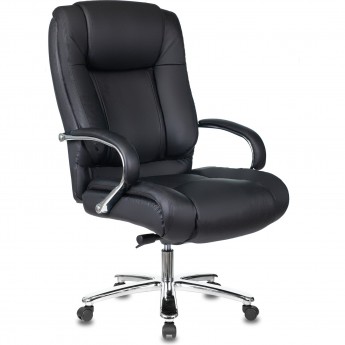 Кресло руководителя БЮРОКРАТ T-9925SL черное, кожа Кресло руководителя БЮРОКРАТ T-9925SL черное, кожа